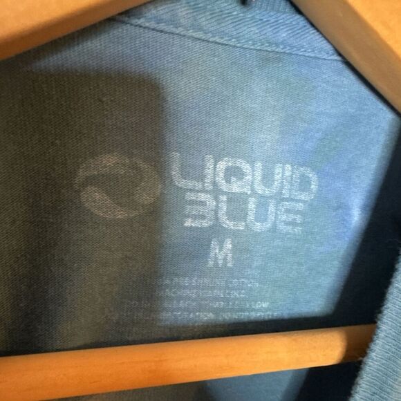 Grateful Dead T Shirt‎ LA Dodgers Steal Your Base Tie Dye Liquid Blue Size Med - Picture 4 of 7